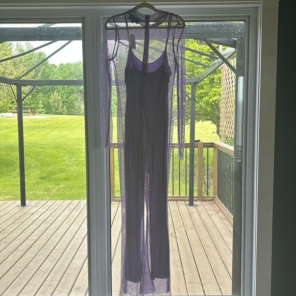 NWT Sunday in Brooklyn Rhinestone Jumpsuit - Picture 6 of 12